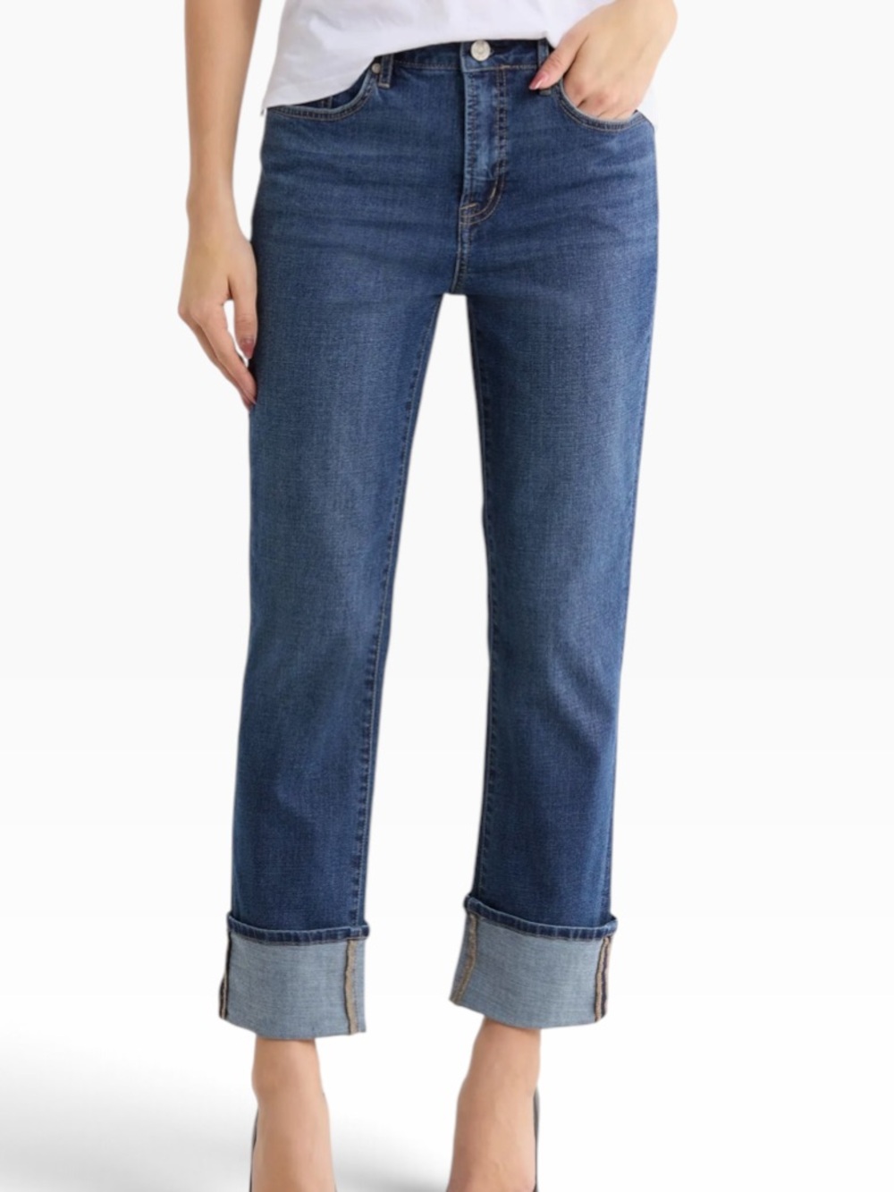 Seven7 Limited Edition Cuffed Mid-Rise Skinny Jean 2